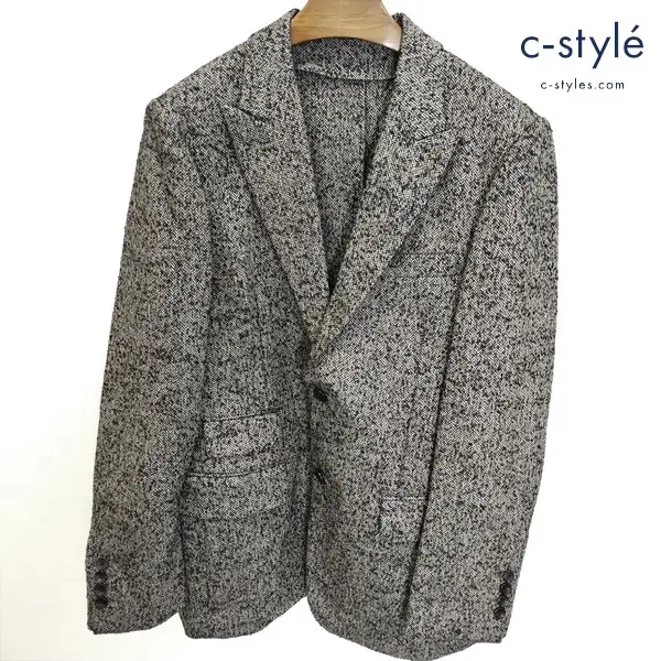 TOMORROW LAND PILGRIM Lanificio di Pray 48 グレー系 テーラードジャケット 2B サイドベンツ