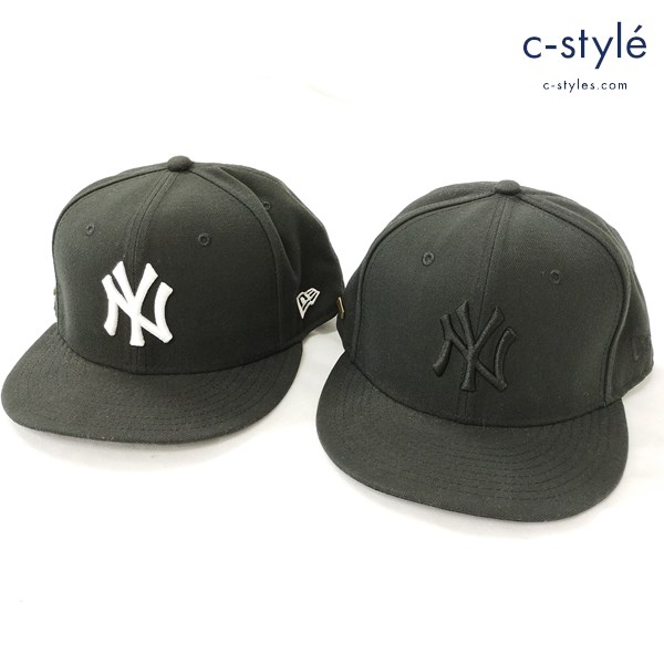 NEW ERA 59FIFTY キャップ 7・1/2 59.6cm ブラック MLB ニューヨークヤンキース GORE-TEX 帽子
