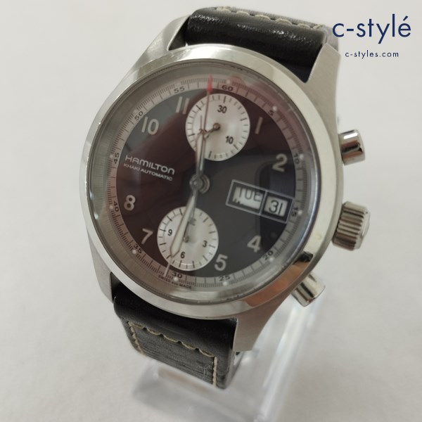 HAMILTON ハミルトン カーキフィールド ブラック 腕時計 クロノグラフ H714660 自動巻き