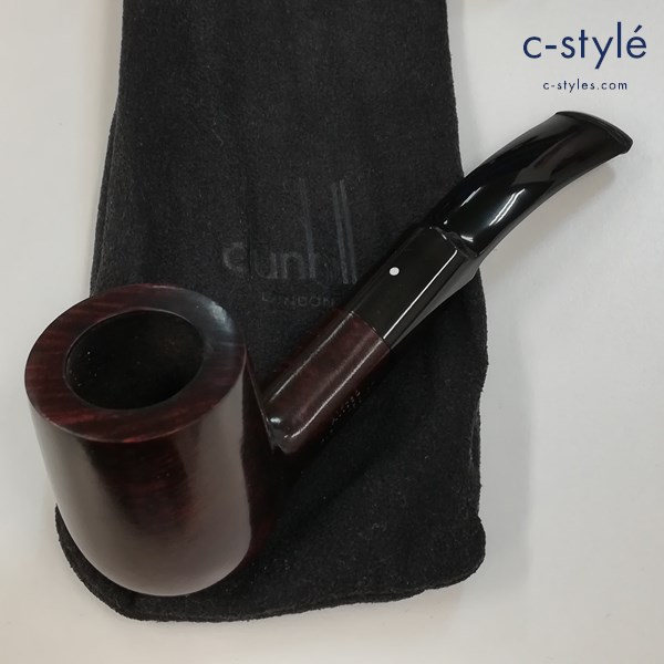 dunhill ダンヒル BRUYERE 4216 Alfred THE WHITE SPOT パイプ ダークブラウン MADE IN ENGLAND 13 喫煙具 煙草