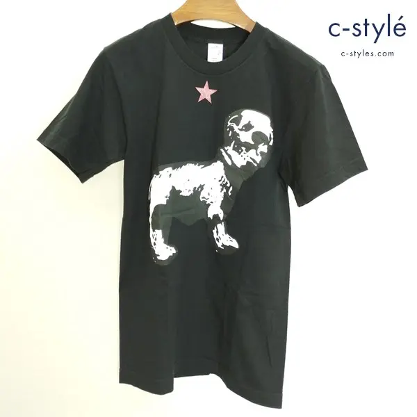 CHROME HEARTS クロムハーツ FOTI Tシャツ S ブラック ドッグ 綿100％ USA製