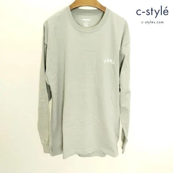 NEIGHBORHOOD ネイバーフッド 22SS NH-2/C-TEE LS 長袖Tシャツ Ｍ グレー系 ロンＴ 綿100 日本製