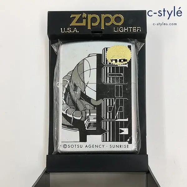 ZIPPO ジッポー 機動戦士ガンダム 大河原 ザク MS-06 オイルライター シルバー 喫煙具