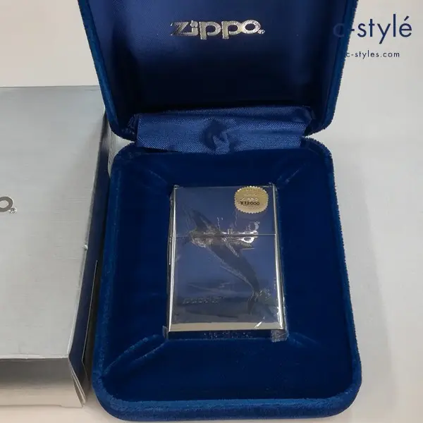 ZIPPO ジッポー 1933 REPLICA FIRST RELEASE ドルフィン オイルライター シルバー イルカ レプリカ