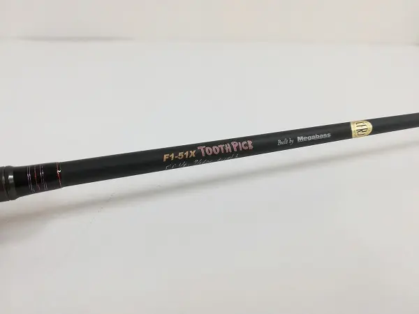 Megabass メガバス DESTROYER F1-51X TOOTH PICK デストロイヤー カーボンロッド 収納袋付きの買取金額(買取実績)