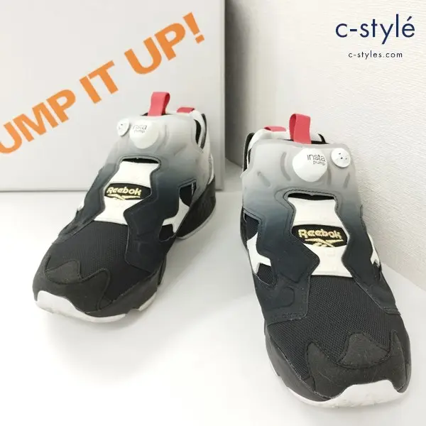 Reebok リーボック INSTA PUMP FURY OG NM ポンプフューリー スニーカー 25.5cm ブラック×ホワイト EH3254