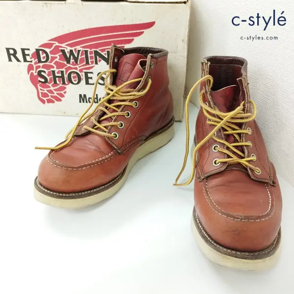 RED WING レッドウィング 08875 モックトゥ ブーツ 7・1/2E ブラウン