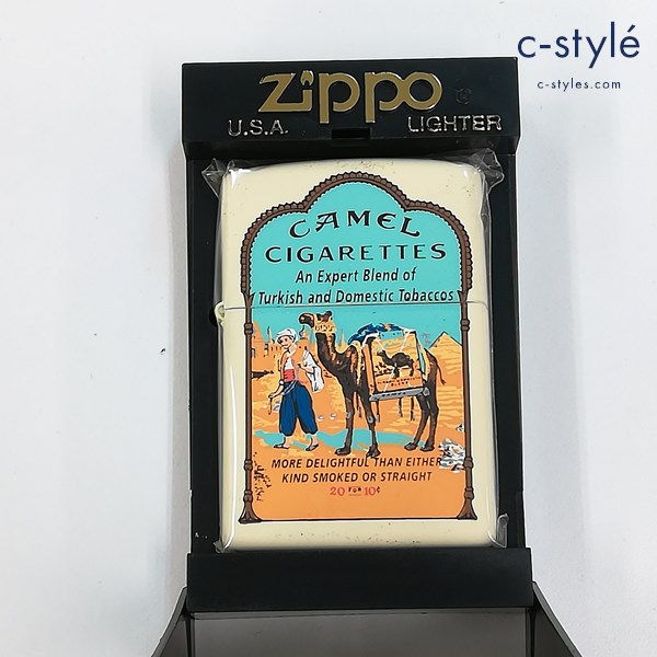 ZIPPO ジッポー CAMEAL キャメル CIGARETTES TURKISH AD クリームマット 1997 オイルライター 喫煙具