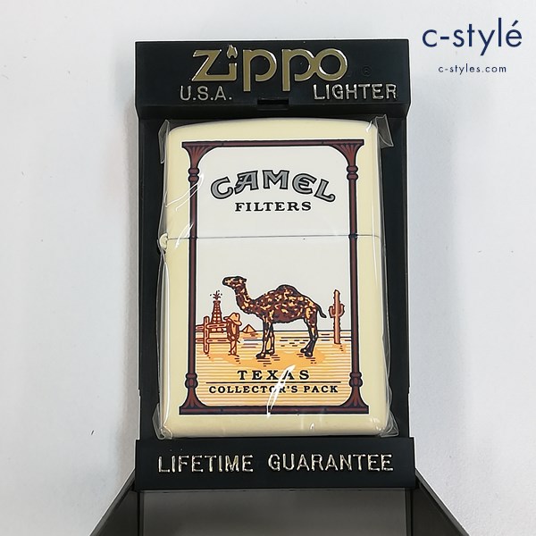 ZIPPO ジッポー CAMEAL キャメル TEXAS オイルライター クリーム系 喫煙具