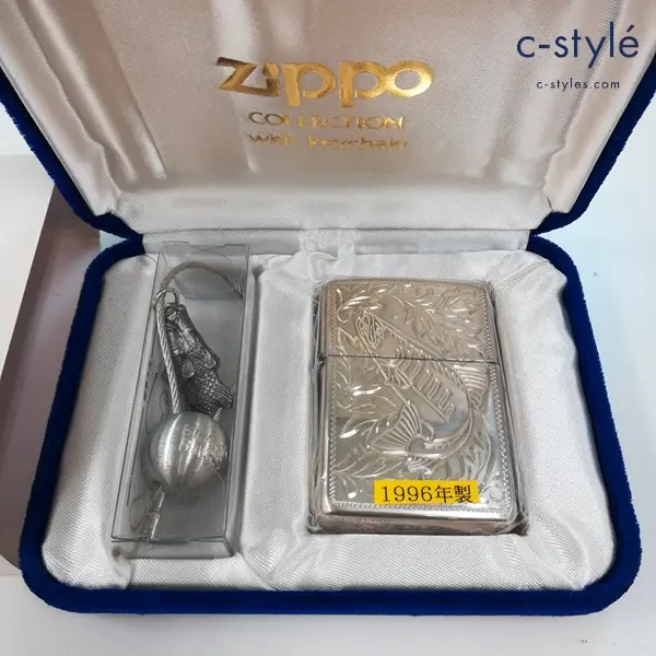 ZIPPO ジッポー 1996年製 STERLING SILVER スターリングシルバー オイルライター 喫煙具