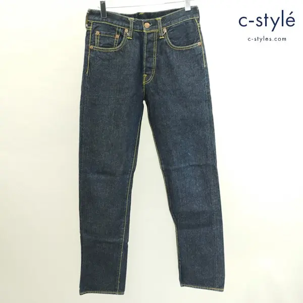 EVISU DONNA エヴィスドンナ デニムパンツ 27 インディゴ 綿100 刺繍 カモメ ハート レディース