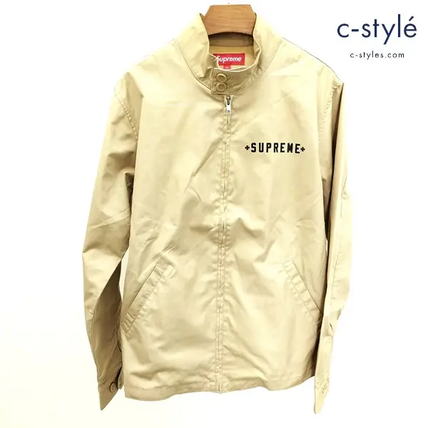 Supreme×independent コーチジャケット M ベージュ