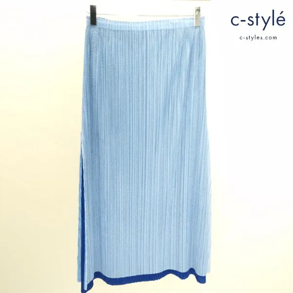 PLEATS PLEASE ISSEY MIYAKE プリーツスカート 4 ブルー系 PP41-JG856 日本製 レディース