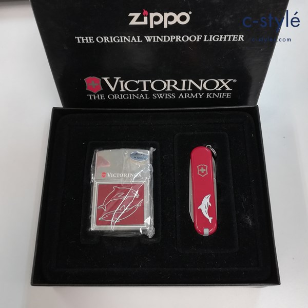 ZIPPO ジッポー VICTORINOX ビクトリノックス マルチツール ナイフセット オイルライター シルバー