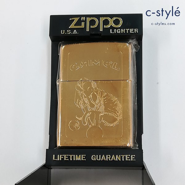 ZIPPO ジッポー CAMEAL キャメル JOE ビリヤード オイルライター ゴールド 喫煙具