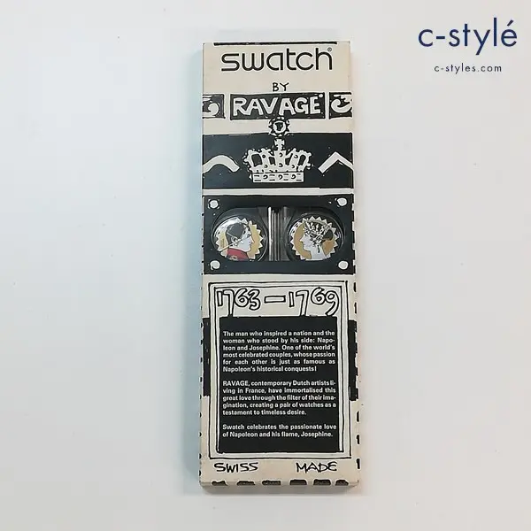 swatch スウォッチ RAVAGE 腕時計 ナポレオン ジョセフィーヌ マルチカラー クォーツ