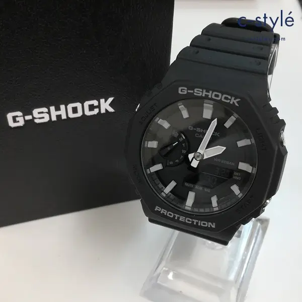 CASIO カシオ G-SHOCK 腕時計 ブラック GA-2100 カーボンコアガード アナデジ