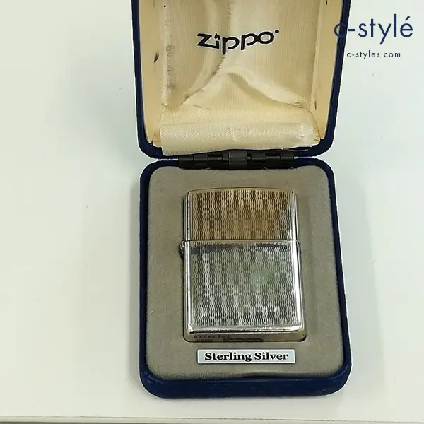 ZIPPO ジッポー STERLING SILVER スターリングシルバー 2005 網目 オイルライター 喫煙具