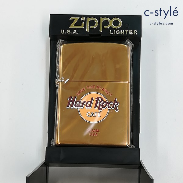 ZIPPO ジッポー Hard Rock CAFE オイルライター ゴールド 喫煙具