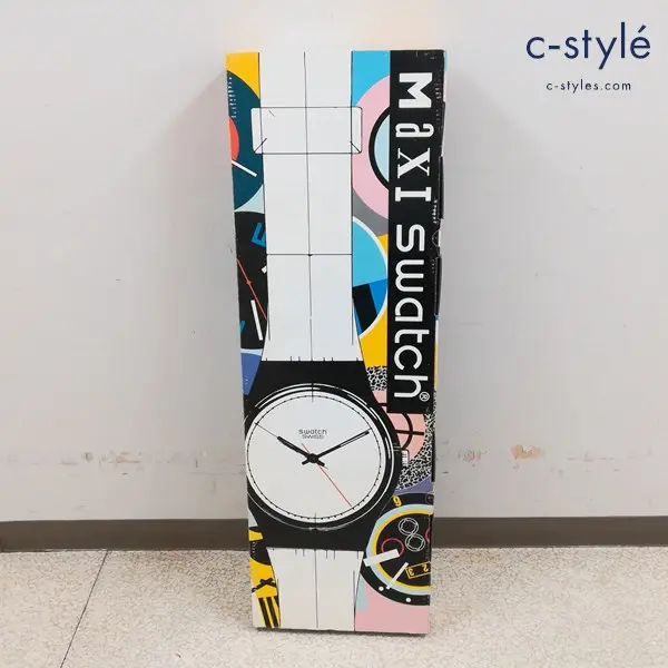 swatch スウォッチ MAXI 大型 壁掛け 時計 クリア マキシ ウォッチ