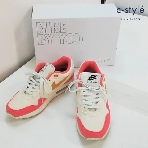 NIKE ナイキ BY YOU AIR MAX 1 バイユー エアマックス1 スニーカー 27cm ピンク×ホワイト系 CN9671-991