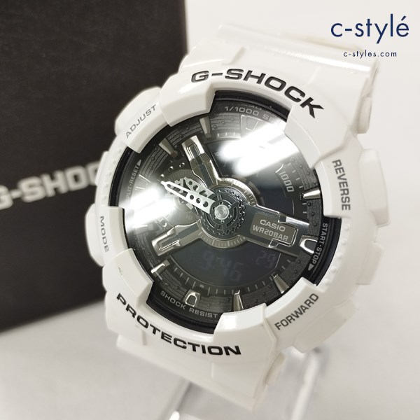 CASIO カシオ G-SHOCK Gショック 腕時計 ホワイト GA-110GW-7AJF デジアナ