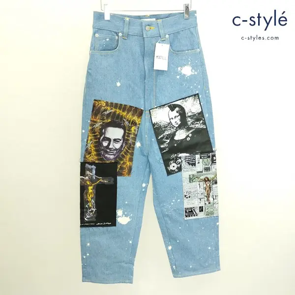 KIDILL キディル WS Patch Tapered Denim Pants 42 インディゴ KL512 綿100 日本製