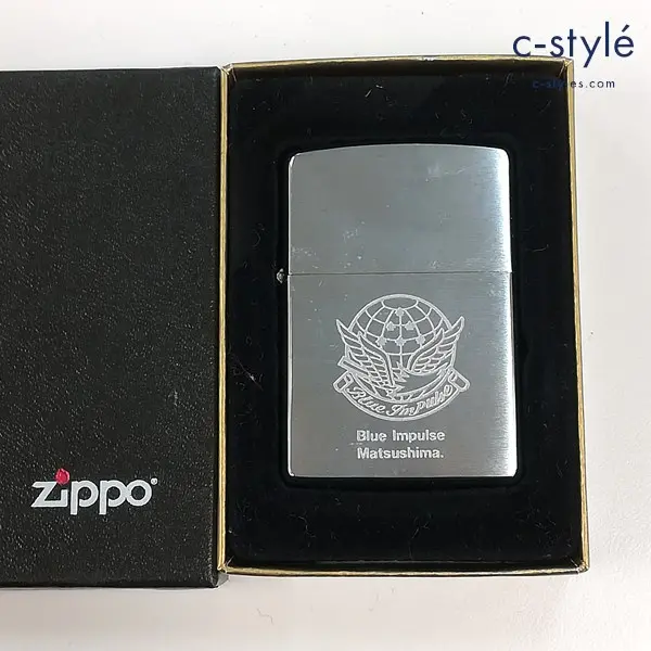 ZIPPO ジッポー Blue Impulse Matsushima. ブルーインパルス オイルライター シルバー 喫煙具