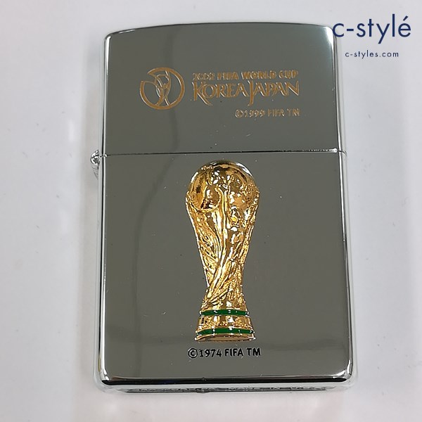 ZIPPO ジッポー WORLD CUP 2002 KOREA JAPAN 日韓 サッカー オイルライター シルバー ワールドカップ 喫煙具