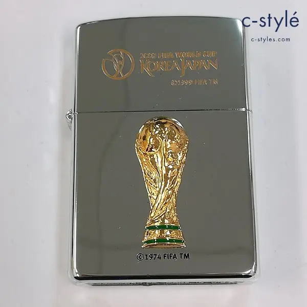 ZIPPO ジッポー WORLD CUP 2002 KOREA JAPAN 日韓 サッカー オイルライター シルバー ワールドカップ  喫煙具の買取金額(買取実績)