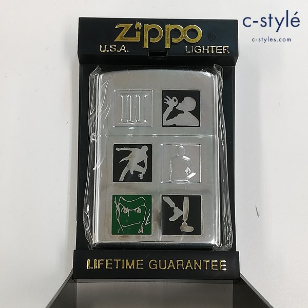 ZIPPO ジッポー ルパン三世 COLORS ルパン オイルライター シルバー 喫煙具
