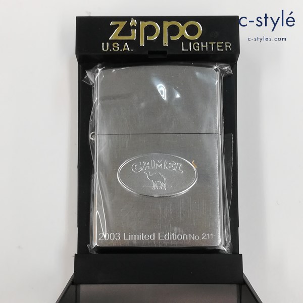 ZIPPO ジッポー CAMEL キャメル Limited Edition 立体メダル オイルライター シルバー 喫煙具