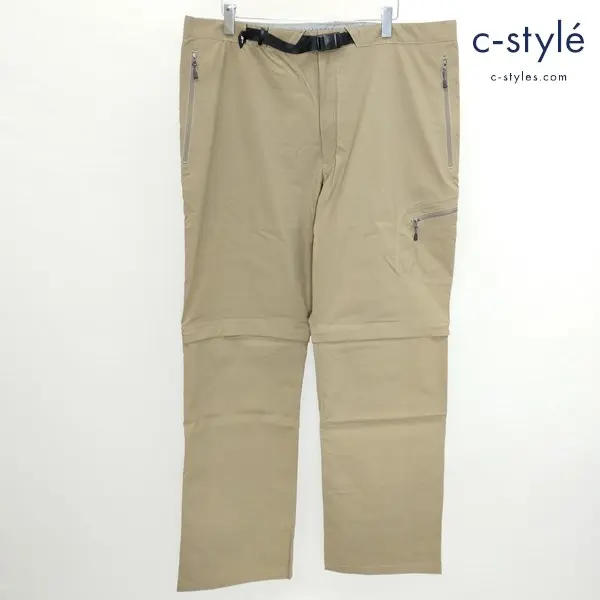 mont-bell モンベル コンバーチブル1/2パンツ XL ベージュ 2WAY 裏地メッシュ 1105404
