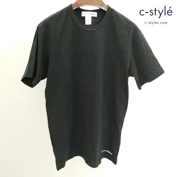 COMME des GARCONS SHIRT 半袖Tシャツ L ブラック カットソー