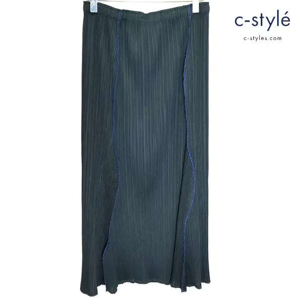 PLEATS PLEASE ISSEY MIYAKE プリーツ スカート 4 ネイビー PP31-JG724 日本製 レディース