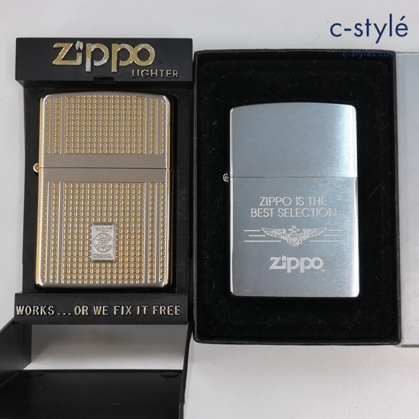 ZIPPO ジッポー オイルライター INGOT ORIGINAL ゴールド系 ZIPPO IS THE BEST SELECTION シルバー 喫煙具