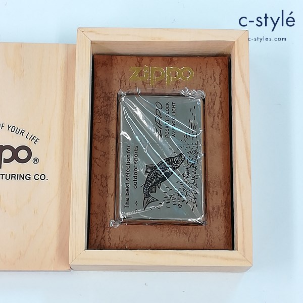 ZIPPO ジッポー オイルライター型 ポケットクロック w/ブラックライト 時計 シルバー 喫煙グッズ