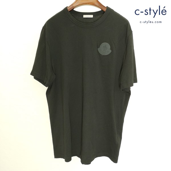 MONCLER モンクレール MAGLIA T-SHIRT Tシャツ L ブラック 半袖 綿100 G10918C7E210 8390T