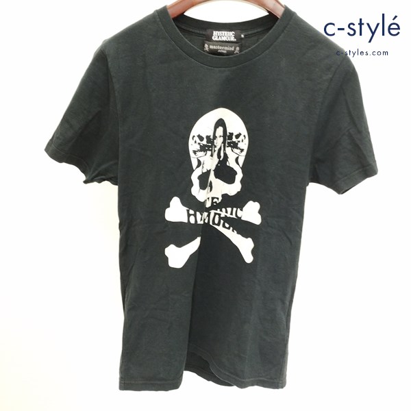HYSTERIC GLAMOUR × master mind Tシャツ S ブラック 半袖 日本製 綿100 0221CT18