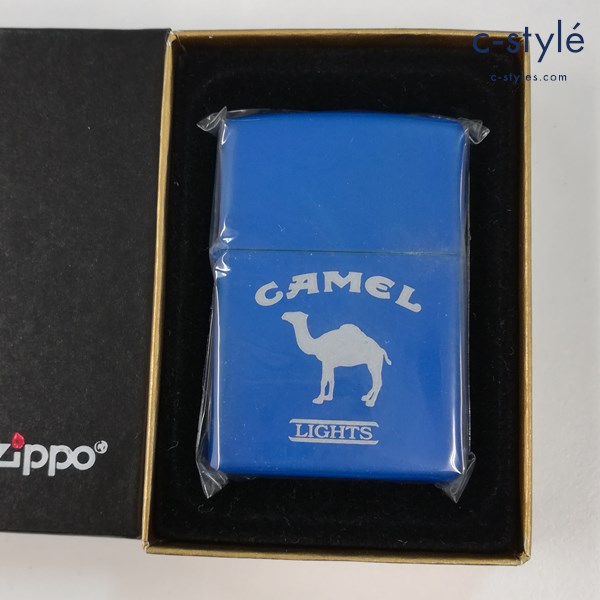 ZIPPO ジッポー CAMEL キャメル Lights オイルライター ブルー 喫煙具