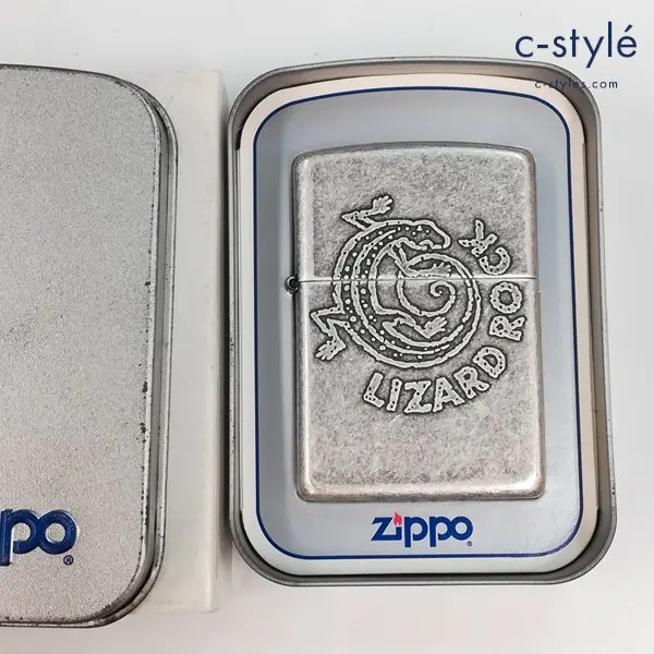 ZIPPO ジッポー Marlboro マルボロ LIZARD ROCK オイルライター シルバー 喫煙具 喫煙グッズ