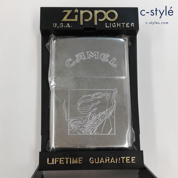 ZIPPO ジッポー CAMEL キャメル Floyd sax 1995 オイルライター シルバー 喫煙具