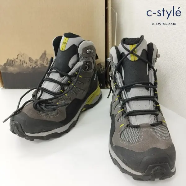 SALOMON サロモン CONQUEST GTX トレッキングシューズ 327278 25cm グレー系