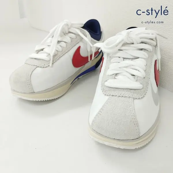 sacai × Nike Zoom Cortez スニーカー 24.5cm マルチカラー DQ0581-100 レディース ナイキ サカイ