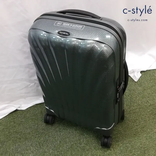 Samsonite C-LITE SPINNER 55120 EXP シーライト スピナー スーツケース メタリックグリーン