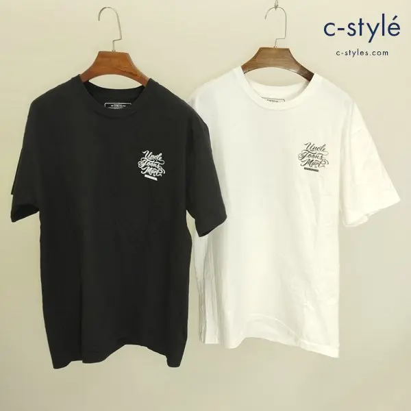 NEIGHBORHOOD Mister Cartoon TOONS MART-1/C-TEE SS 黒 白 Tシャツ 半袖 綿100 日本製 計2点