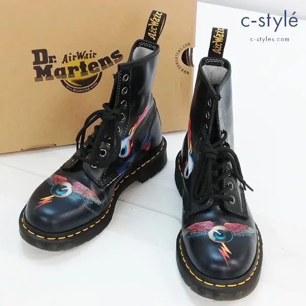 Dr.Martens ドクターマーチン 1460 RICK GRIFFIN EYE リックグリフィンアイ 8ホールブーツ UK5 ブラック 24875102