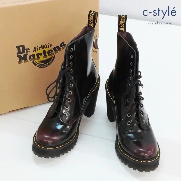 Dr.Martens ドクターマーチン KENDRA ケンドラ 10ホールブーツ UK5 チェリーレッド 23727600 革靴 レディース