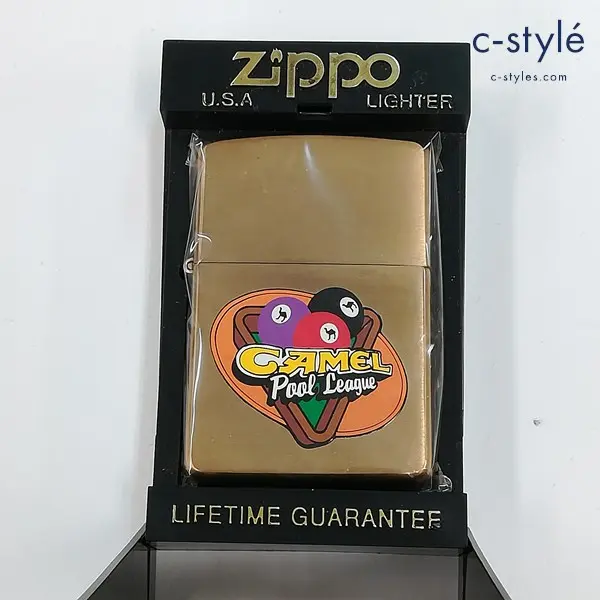 ZIPPO ジッポー CAMEL キャメル Pool League オイルライター ゴールド 喫煙具