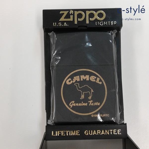 ZIPPO ジッポー CAMEL キャメル GENUINE TASTE マットブラックゴールド 1994 オイルライター 喫煙具